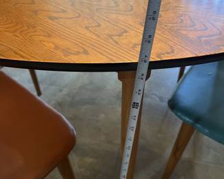 MCM Dining table ONLY - table height dimensions in photo