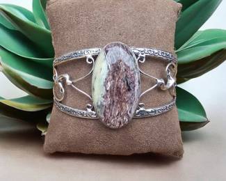Charoite Bangle Bracelet Tested