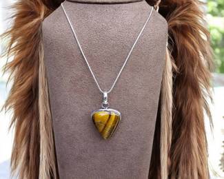 Tigers Eye Necklace Tested  See Pictures