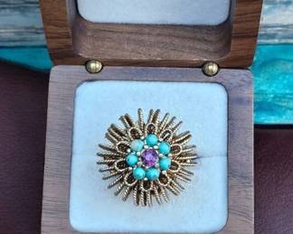 Victorian Style Vintage Adjustable Ring 