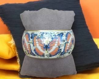 Butterfly Bangle Bracelet 