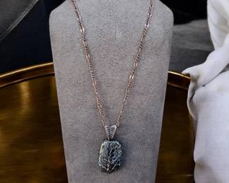 Spiritual Stone Wire Wrapped Tree Of Life Necklace Tested