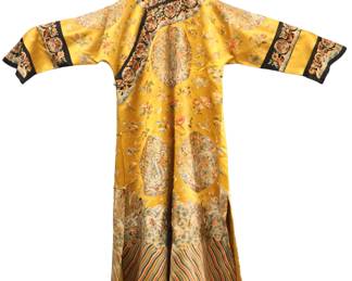 Lot 207 Chinese Embroidered Robe
