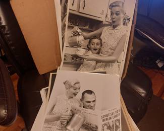 Vintage fashion model photos from the 40's and 50's