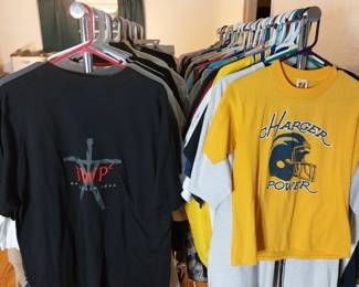 Vintage & modern sports, movie promo, concert, heavy metal, hardcore punk, Disney t-shirts