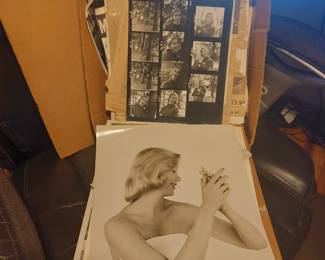 Vintage fashion model photos from the 40's and 50's