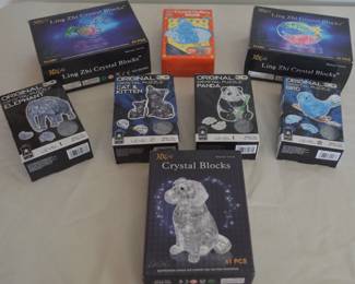 3 D puzzles new in boxes 