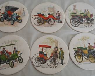 Vintage Antique Car Hot plates 