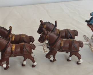 Draft Horse team and beer cart 
