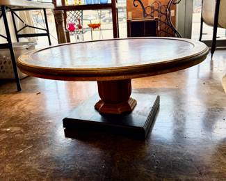 Hand Painted Round Coffee Table