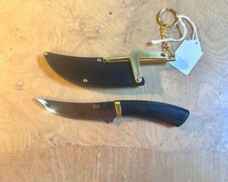 6" Novelty Knife, 1-Hand-Opener, D2 Blade