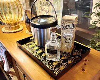 c.2010 Jack Daniels Special Edition Decanter and Ice Bucket