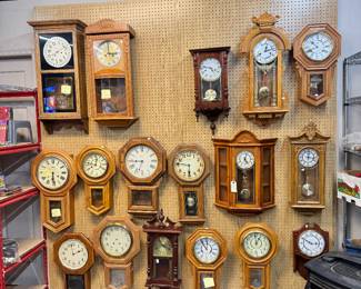 Collection of Vintage Clocks