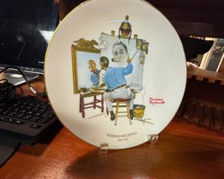 Norman Rockwell vintage poercelain collectors plate