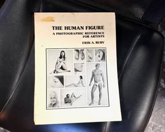 c.1974, "THE HUMAN FIGURE" book, by E. A. Ruby, 338 pages