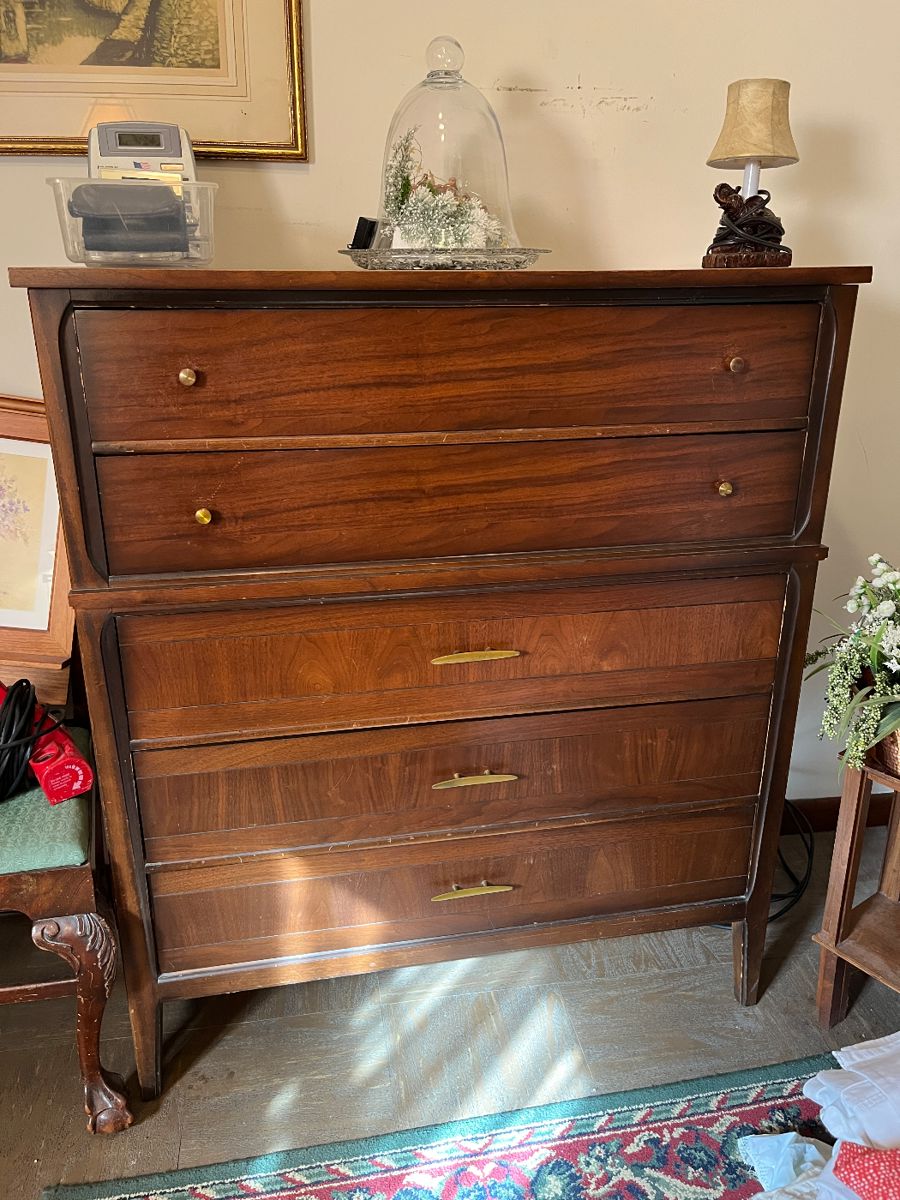 MCM tall chest of drawers