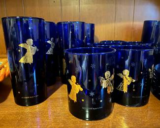 Culver cobalt blue glasses