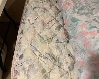 Twin mattress, box spring and frame