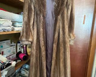 Mink full length coat