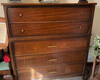 MCM tall chest of drawers