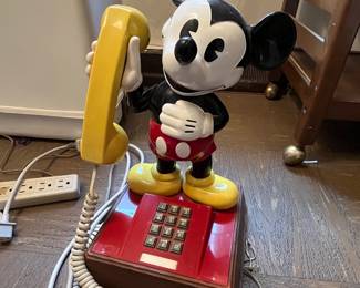 Mickey Mouse push button phone!