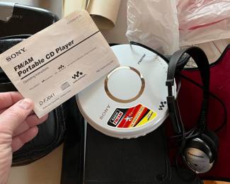 Vintage Sony portable CD player