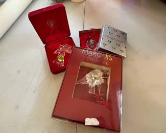 Crystal Christmas ornaments