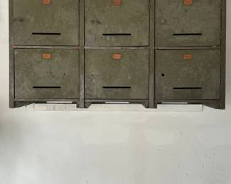 Vintage USA Mail Package Locker