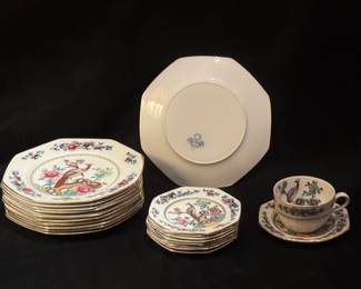 53 Piece F Winkle Whielden (Old Chelsea) China Set