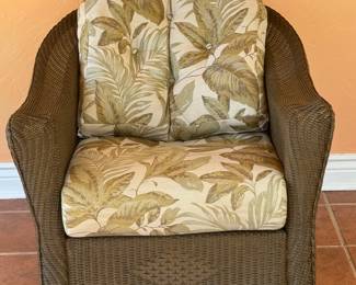 Wicker Swivel Rocker