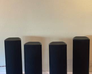 Set of 5 Onkyo Surround Sound Speakers