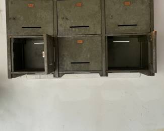 Vintage USA Mail Package Locker