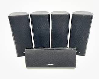 Set of 5 Onkyo Surround Sound Speakers