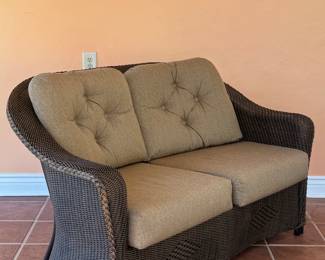 Wicker Loveseat