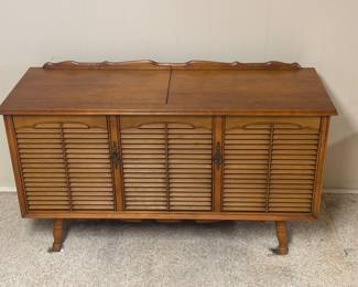 Vintage RCA Vector Stereo Cabinet & Turntable