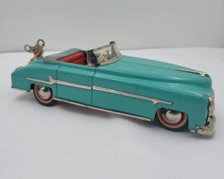 1950s Tin Wind-Up Packard Convertible Toy Car Model