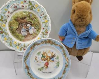 Peter Rabbit, Brambly Hedge Plates & Plush