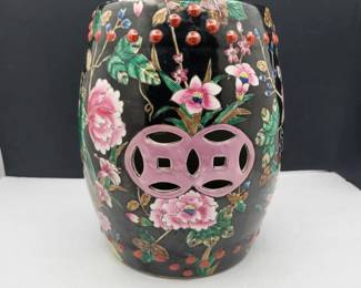 Ceramic Asian Garden Stool