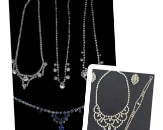 Vintage Sparkle Princess Rhinestone Jewelry