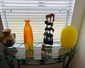 Highly trained circus animals.