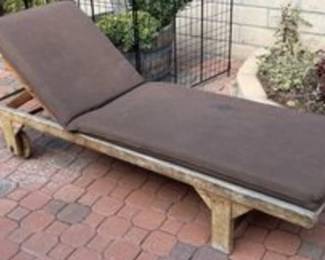 Teak Lounger