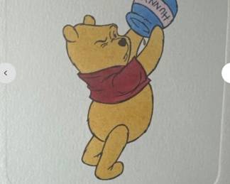 Signed Disney Art Winnie the Pooh