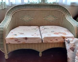 Wicker Setee