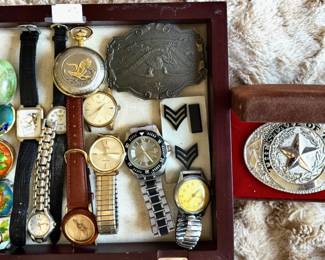 Watches--Mido Ocean Star Power-Wind, Elgin, Plus