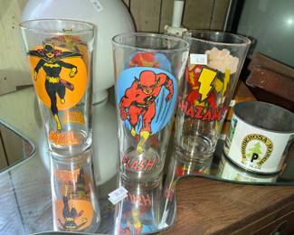 1976 PEPSI DC COMICS GLASSES