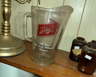 SCHLITZ BEER PITCHER