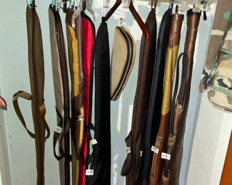 NUMEROUS RIFLE CASES