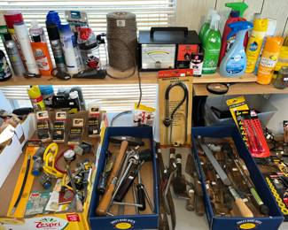 LOTS OF HAND TOOLS - SOME NEW