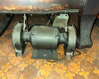 Heavy duty bench grinder