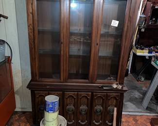 BEAUTIFUL MEDITERANEAN CHINA CABINET